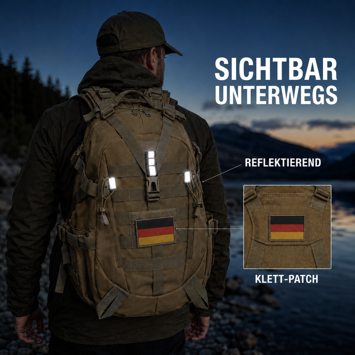 TerraVey | 40-Liter-Taktischer Rucksack