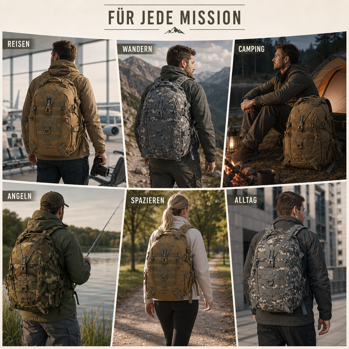 TerraVey | 40-Liter-Taktischer Rucksack