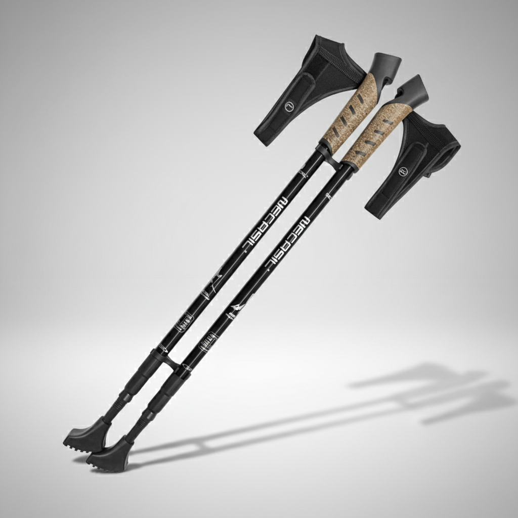 TerraVey | Alpinevo Teleskop-Aluminium-Trekking-Stöcke