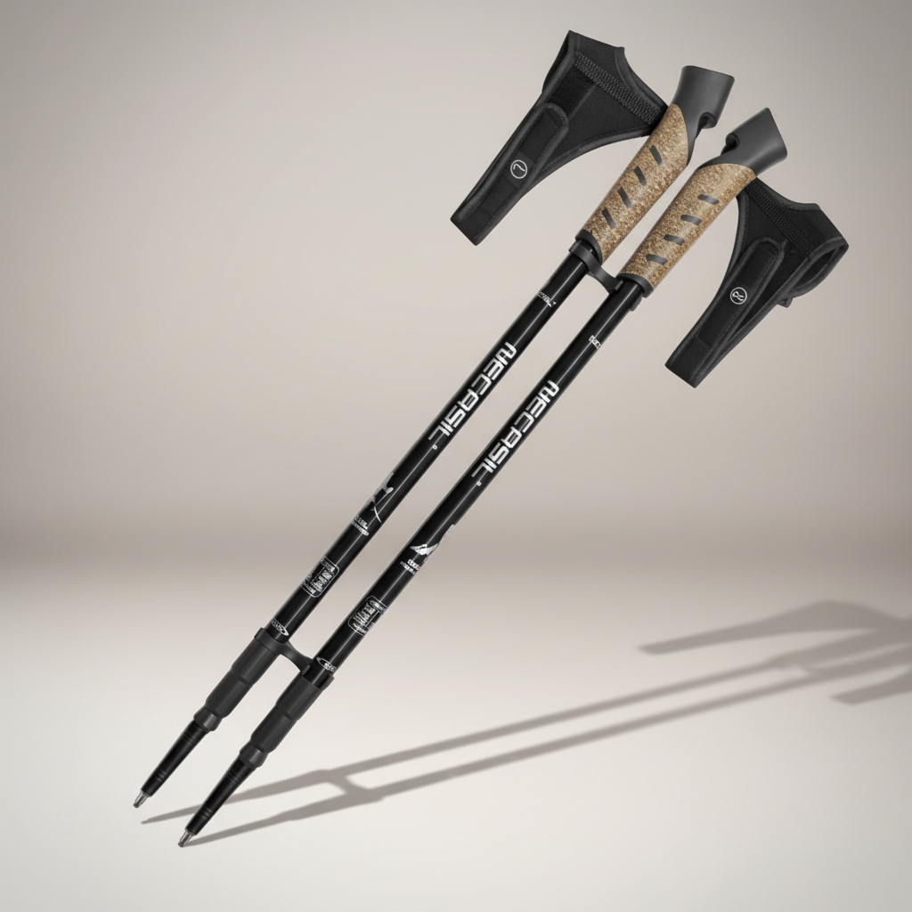 TerraVey | Alpinevo Teleskop-Aluminium-Trekking-Stöcke