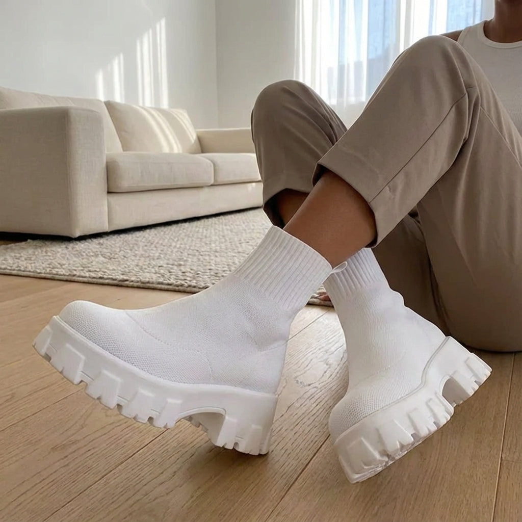 TerraVey | Altaire Chunky Platform Knöchel-Stiefel