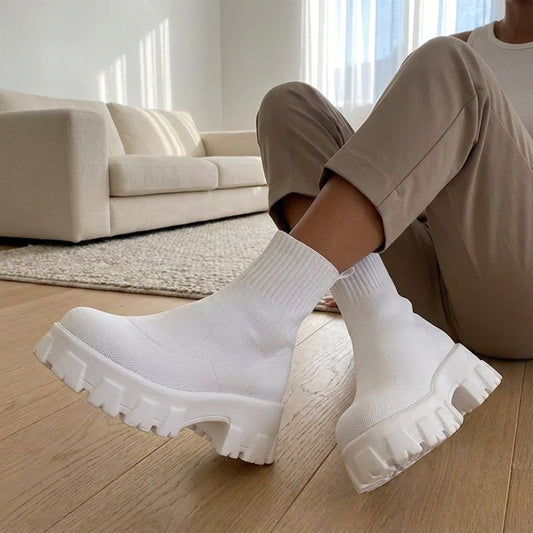 TerraVey | Altaire Chunky Platform Knöchel-Stiefel
