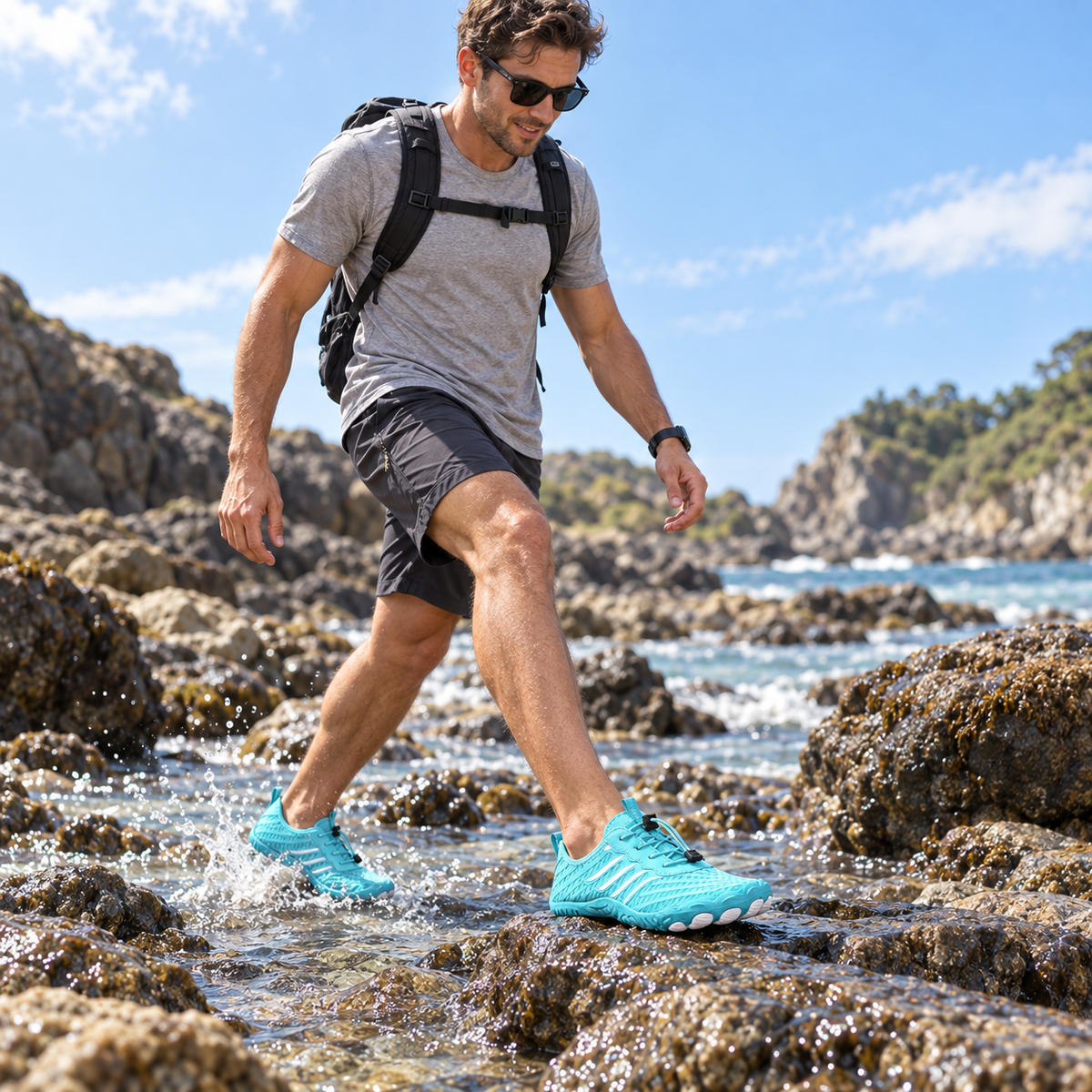 TerraVey | Aquavex Amphibische Schnelltrocknende Barfußsportschuhe