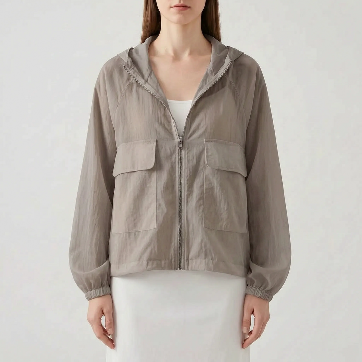 TerraVey | AuraShell Dünne, Langärmlige Sommerjacke