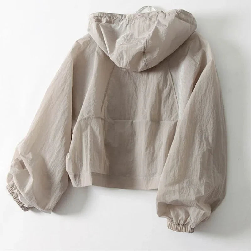 TerraVey | AuraShell Dünne, Langärmlige Sommerjacke