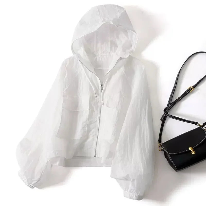 TerraVey | AuraShell Dünne, Langärmlige Sommerjacke