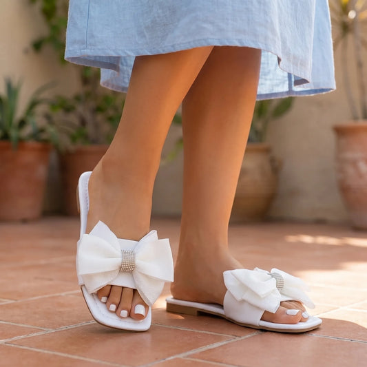 TerraVey | Bowella Flache Slip-On-Sommersandalen
