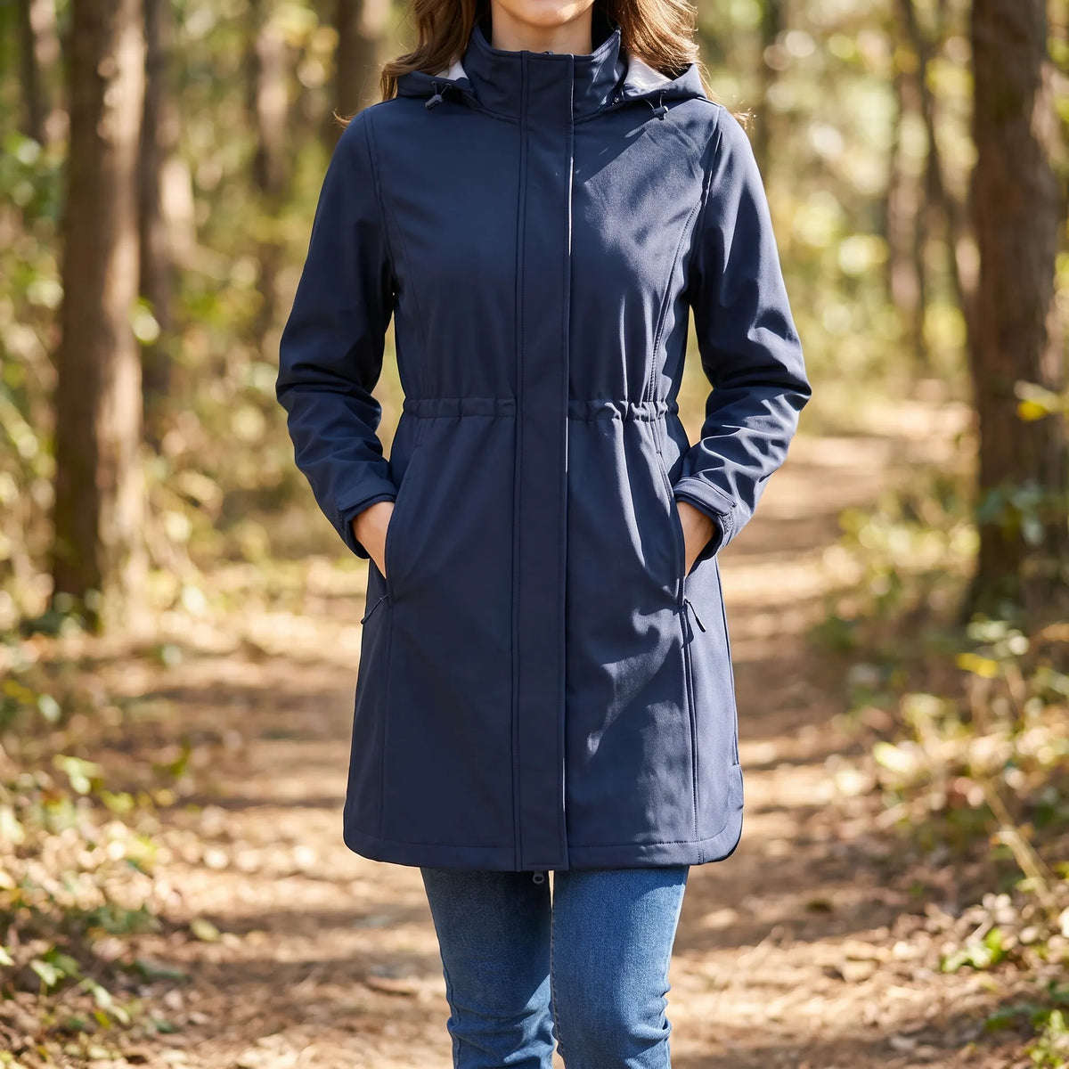 TerraVey | Breezya Lange Gefütterte Damen-Softshelljacke