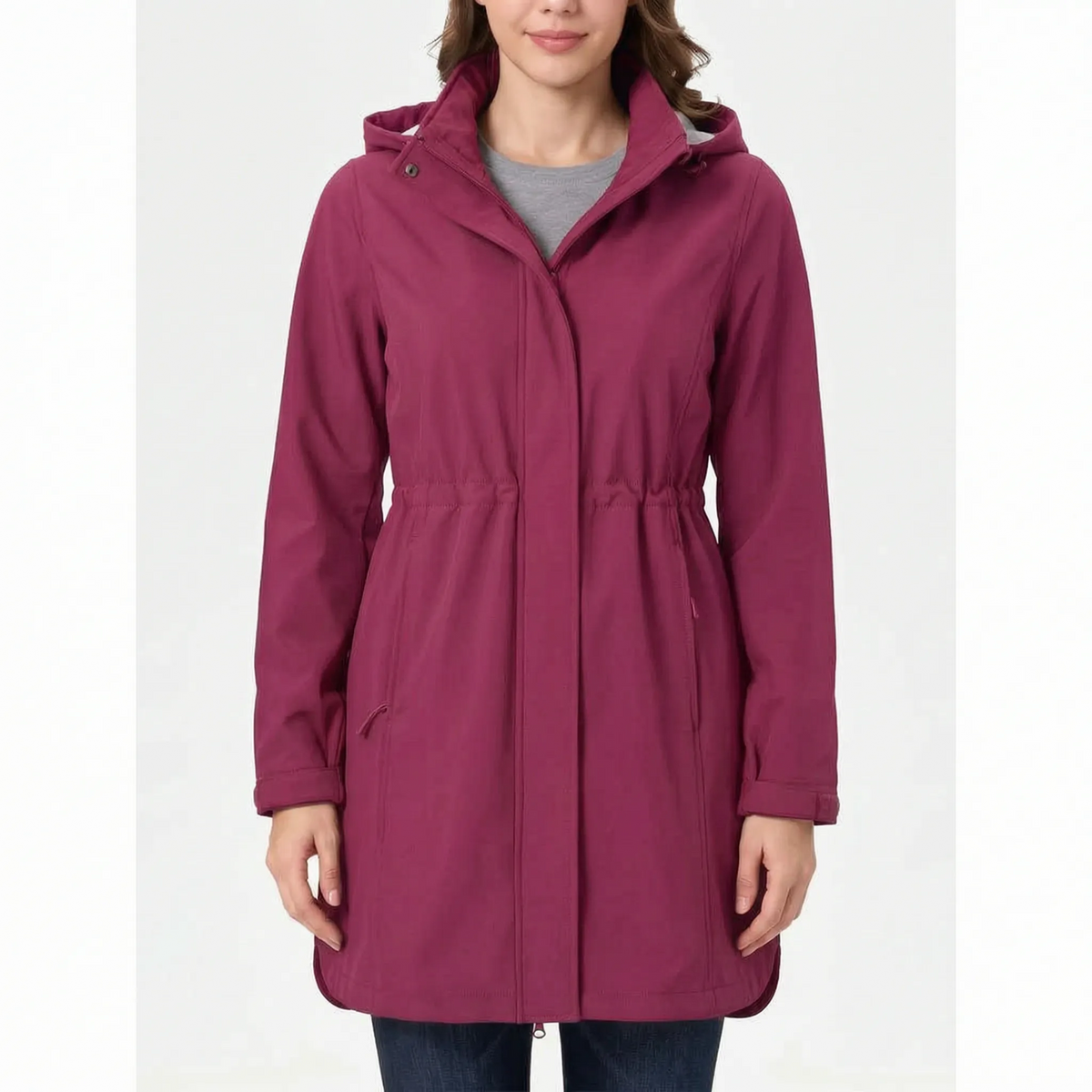 TerraVey | Breezya Lange Gefütterte Damen-Softshelljacke