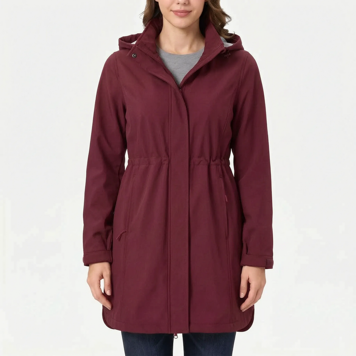 TerraVey | Breezya Lange Gefütterte Damen-Softshelljacke