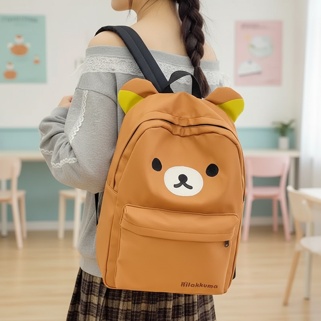 TerraVey | Corabear Kawaii Cartoon Rucksack