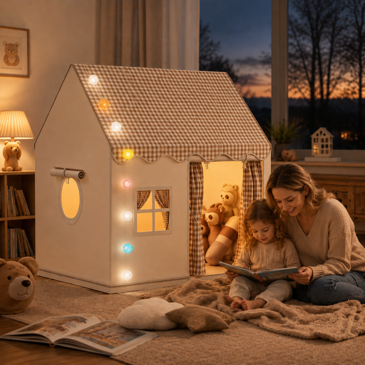 TerraVey | Cubbelle Klappbares Kinderspielzelt
