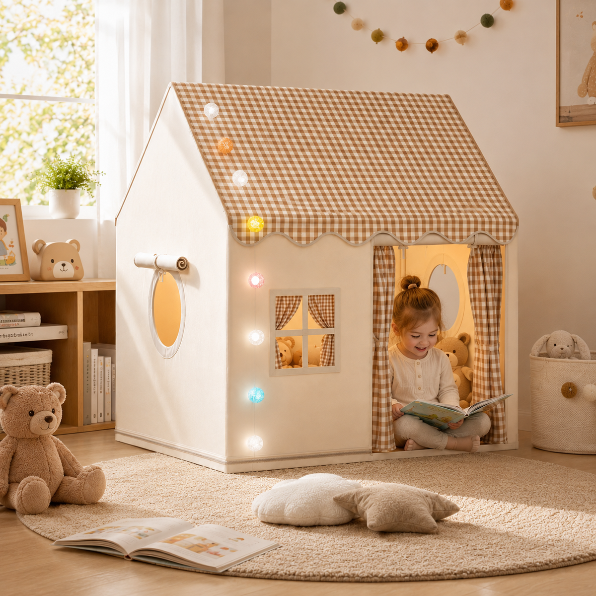 TerraVey | Cubbelle Klappbares Kinderspielzelt