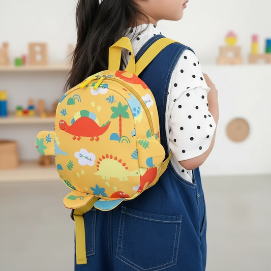 TerraVey | DinoTote Süßer Cartoon-Dinosaurier-Rucksack