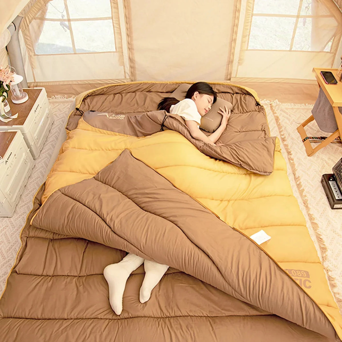 TerraVey | Duosleep Doppel-Schlafsack im Deckenstil