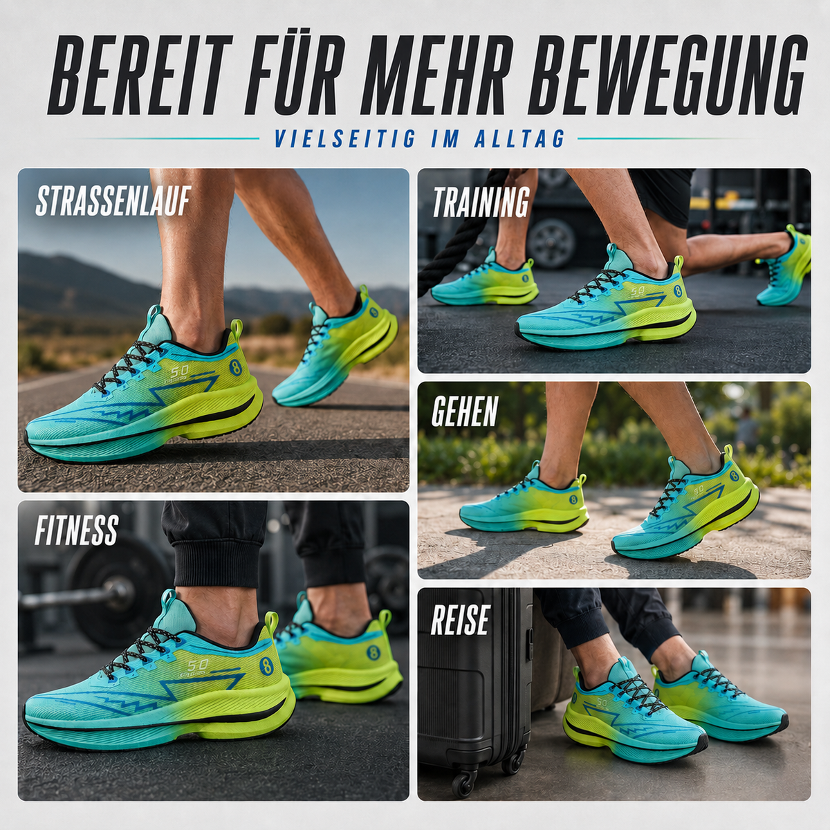 TerraVey | Fleetora Herren Carbon  Plattenläufer