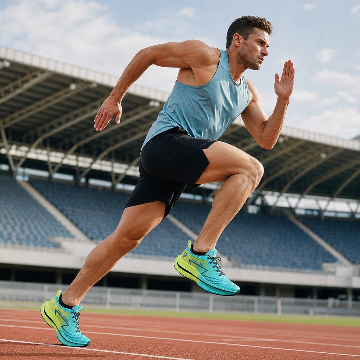 TerraVey | Fleetora Herren Carbon  Plattenläufer