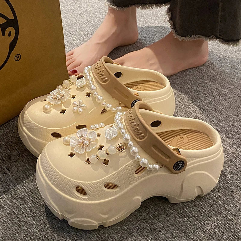 TerraVey | Florastep Chunky Platform Sommer-Clogs