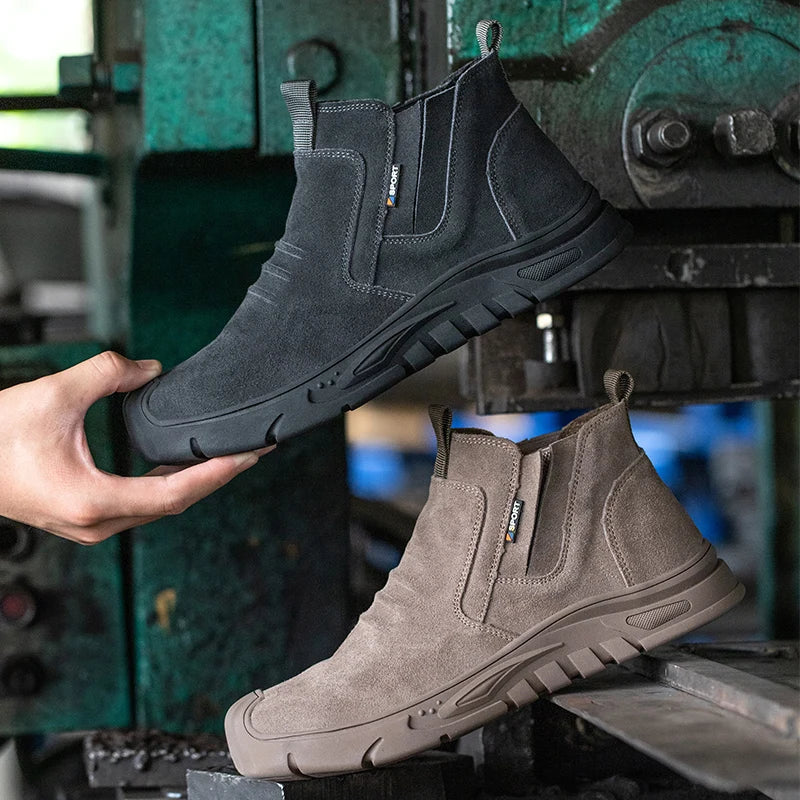 TerraVey | ForgeTread Slip-On Sicherheitsstiefel, knöchelhoch