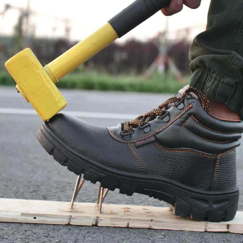 TerraVey | FortiTread Schützender Sicherheitsstiefel mit mittelhohem Schaft