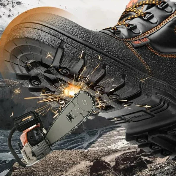TerraVey | FortiTread Schützender Sicherheitsstiefel mit mittelhohem Schaft