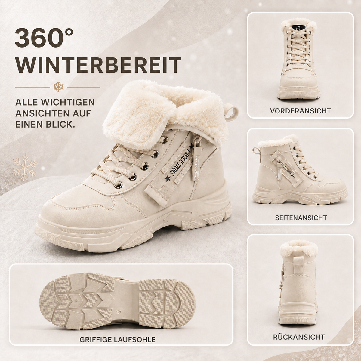 TerraVey | Frostella Knöchelhoher Winterstiefel