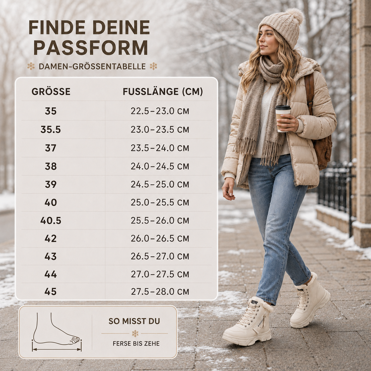 TerraVey | Frostella Knöchelhoher Winterstiefel