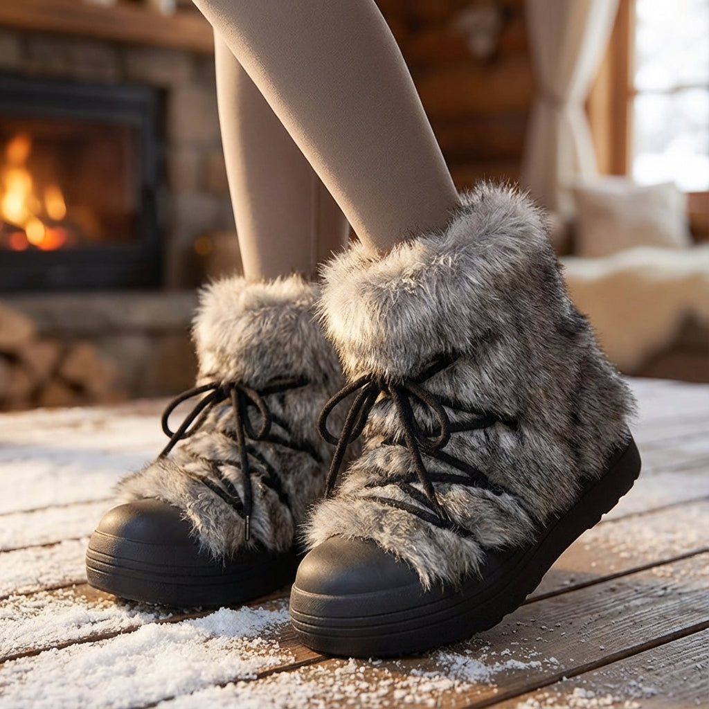TerraVey | Furavelle Knöchel-Plateau-Schneestiefel
