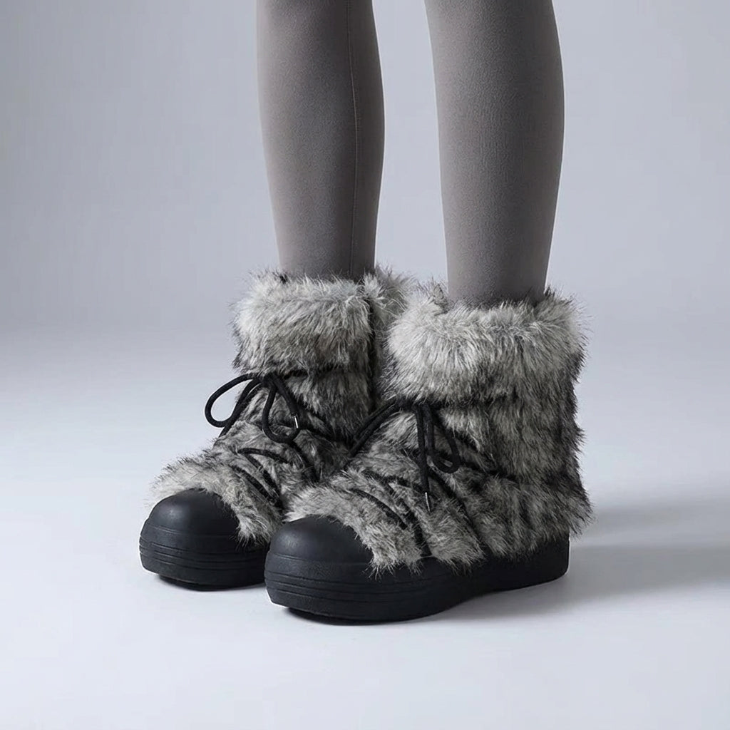 TerraVey | Furavelle Knöchel-Plateau-Schneestiefel
