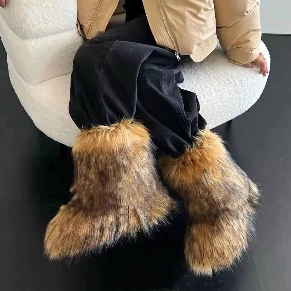 TerraVey | Furvella Winterstiefel Wadenhoch