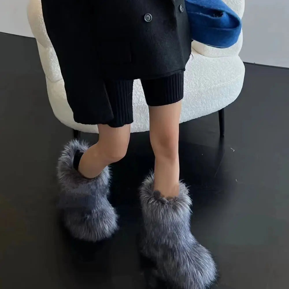 TerraVey | Furvella Winterstiefel Wadenhoch