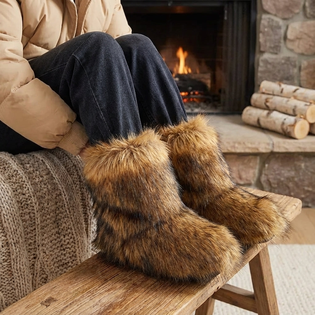 TerraVey | Furvella Winterstiefel Wadenhoch