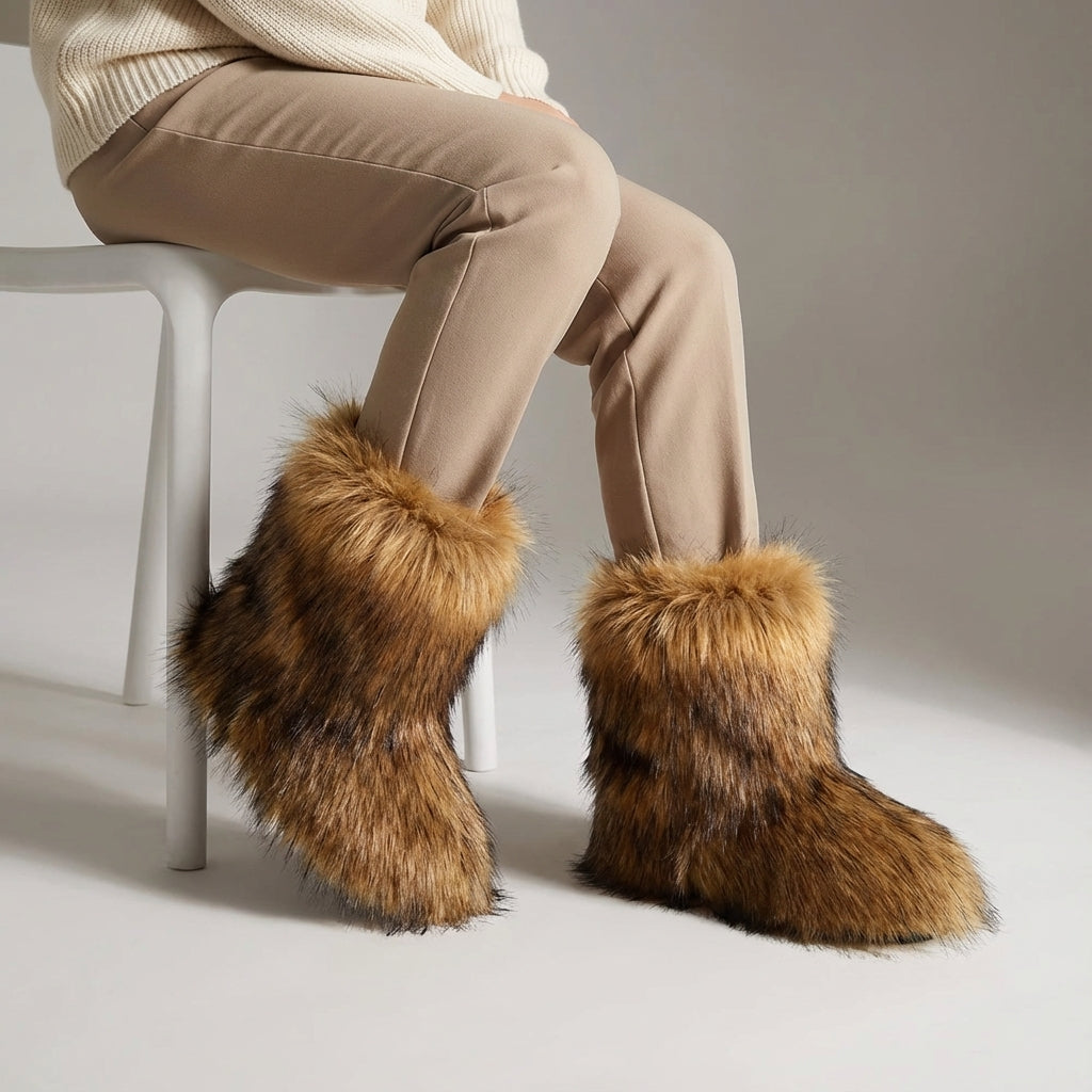 TerraVey | Furvella Winterstiefel Wadenhoch