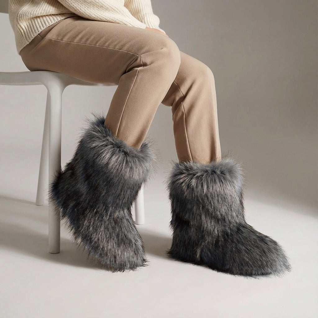TerraVey | Furvella Winterstiefel Wadenhoch