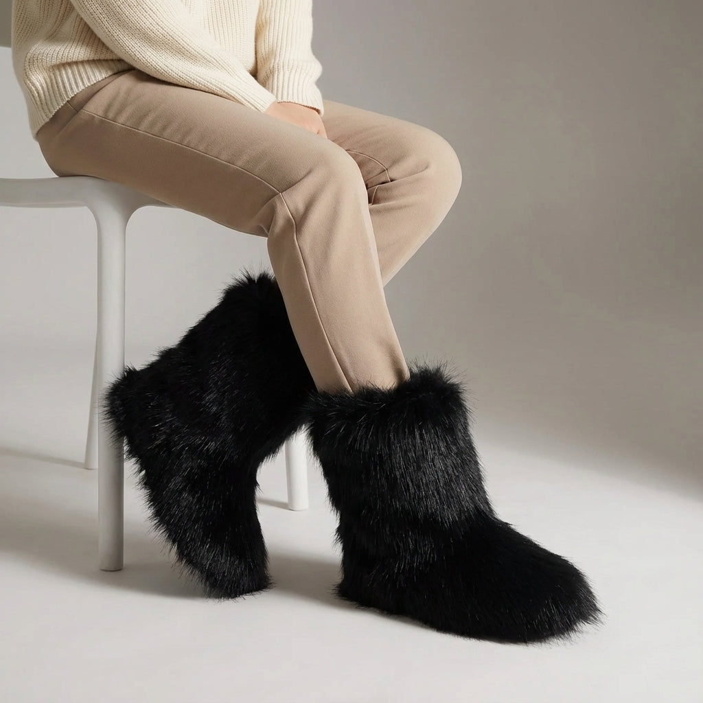 TerraVey | Furvella Winterstiefel Wadenhoch