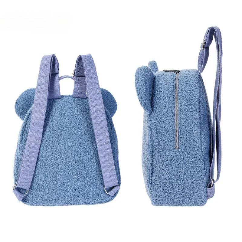 TerraVey | Fuzzaro Kleiner Plüsch-Flanell-Rucksack