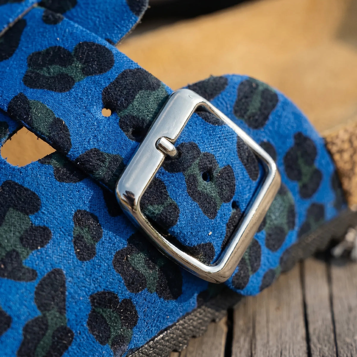 TerraVey | Leopara Leopardenmuster-Pantoletten