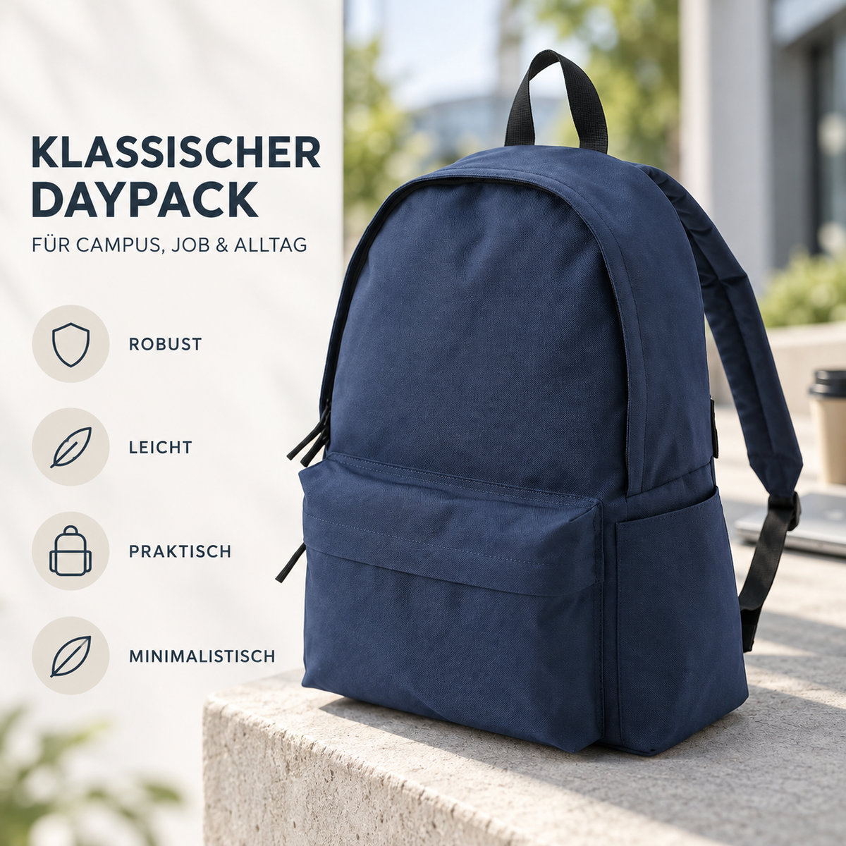 TerraVey | Packwell 18-Zoll Casual Alltags-Rucksack