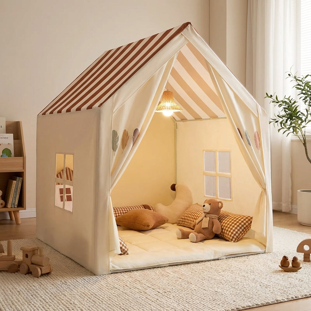 TerraVey | PlayNook Faltbares Indoor-Spielhaus