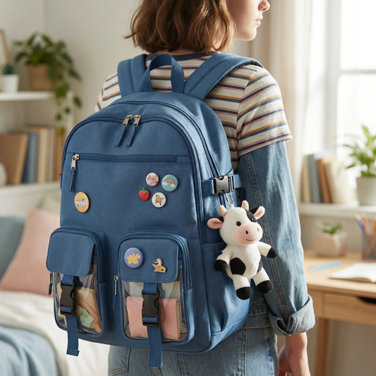 TerraVey | Pocklyn Multifunktions-Schulrucksack für Mädchen