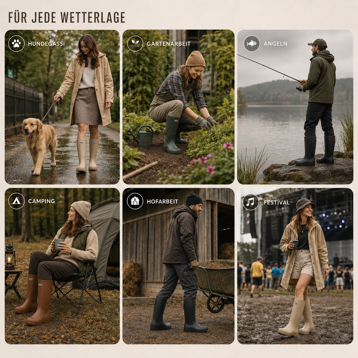 TerraVey | RainVale Hohe Stiefel