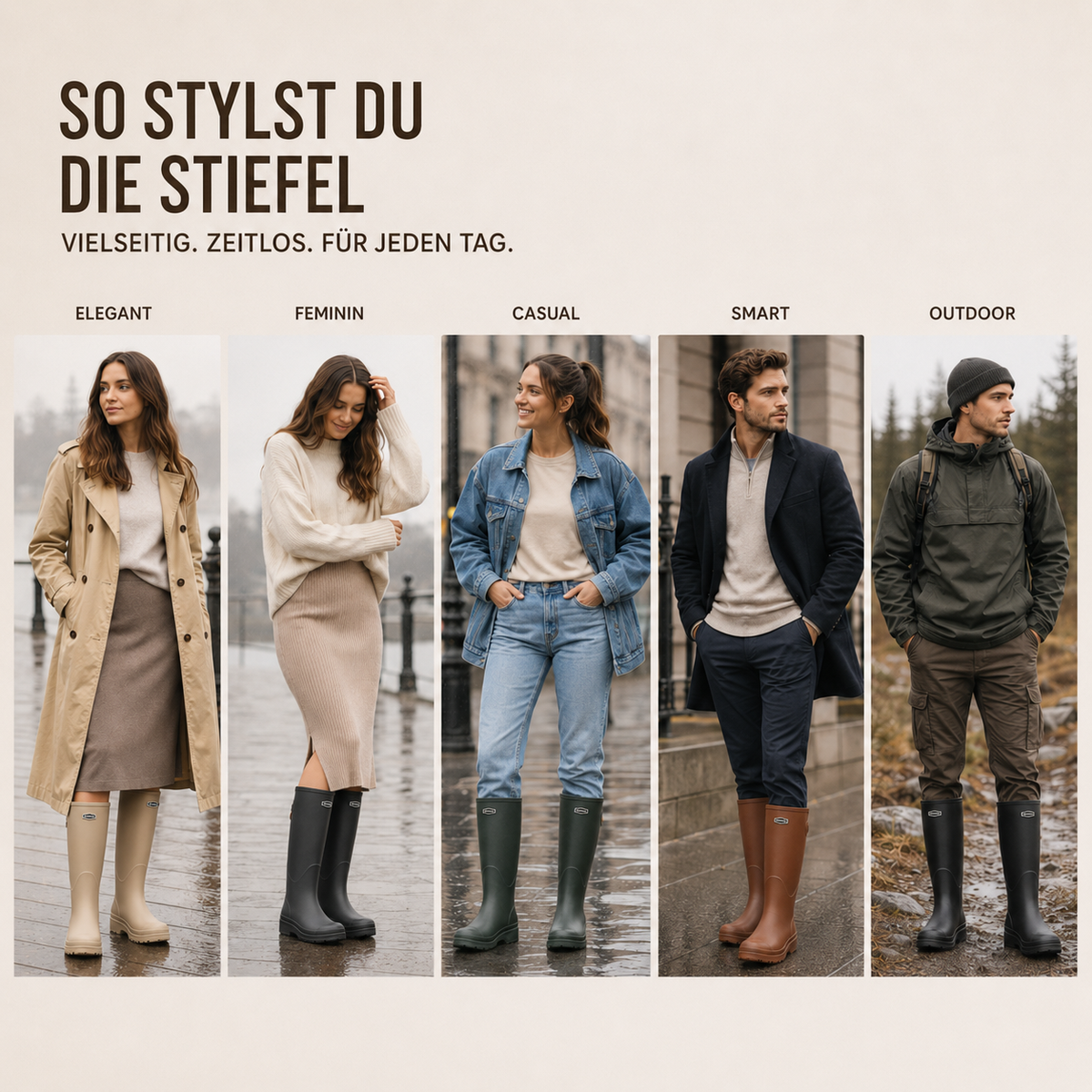 TerraVey | RainVale Hohe Stiefel
