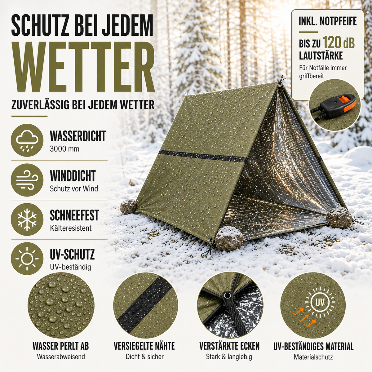 TerraVey | Rescuvia Zwei-Personen-Biwaksack