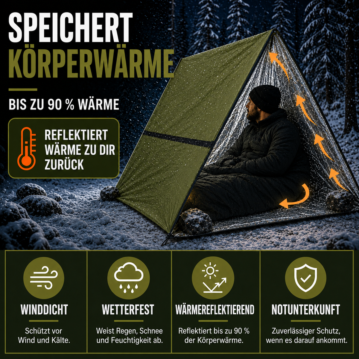 TerraVey | Rescuvia Zwei-Personen-Biwaksack