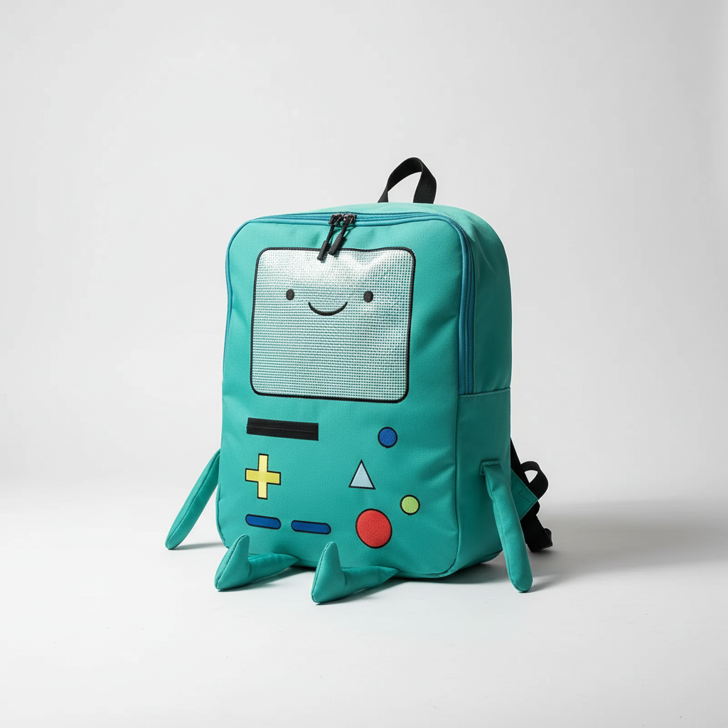 TerraVey | RoboPax Süßer Cartoon-Nylon-Rucksack