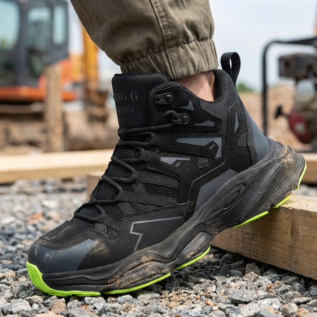 TerraVey | SafeVenture Leichter Sicherheits-Mid-Cut-Stiefel