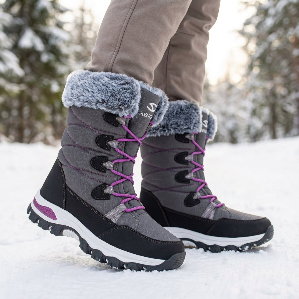 TerraVey | Snowvera Knöchelhohe Schneestiefel