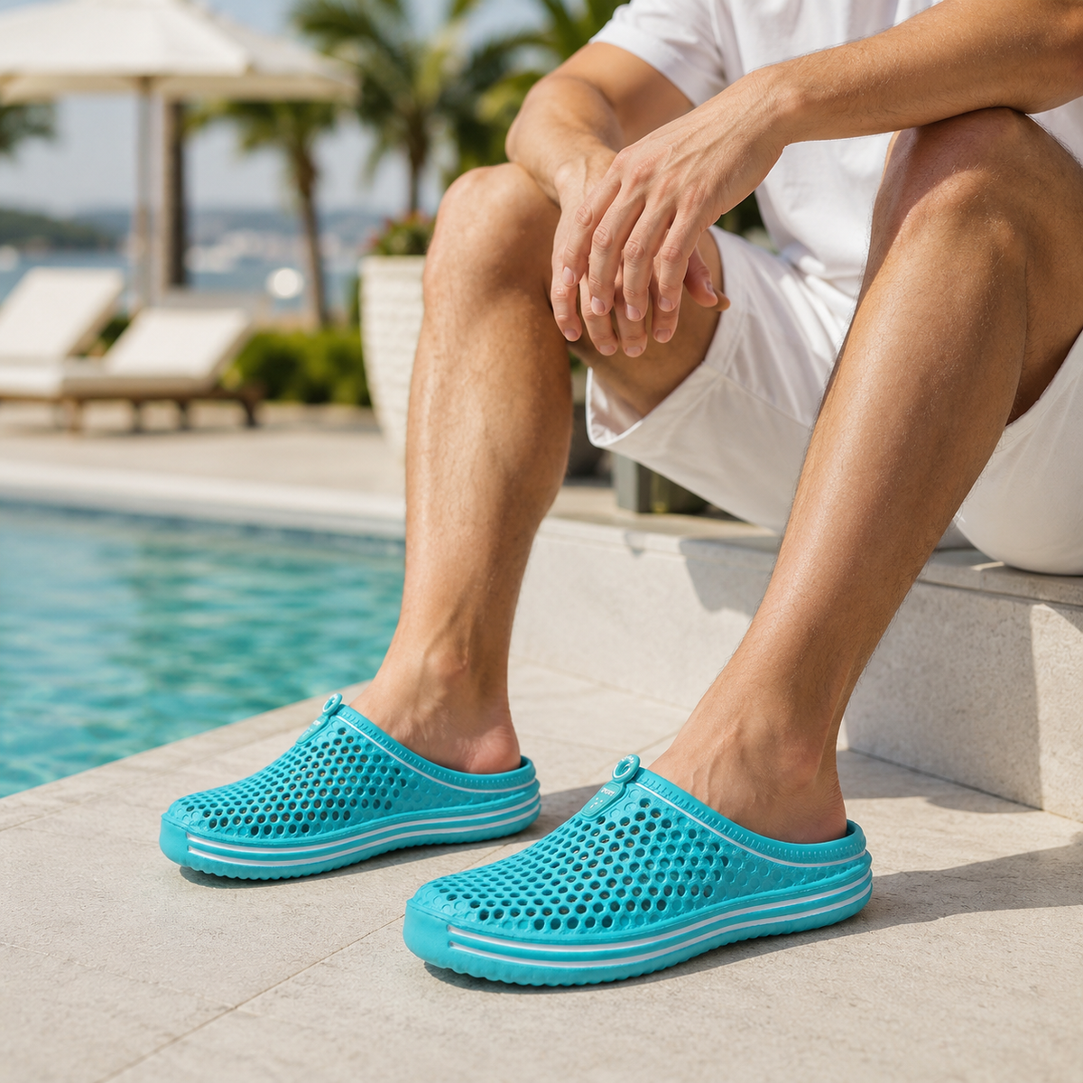TerraVey | Splashco Hollow-Out Slip-On Wasser-Sandale