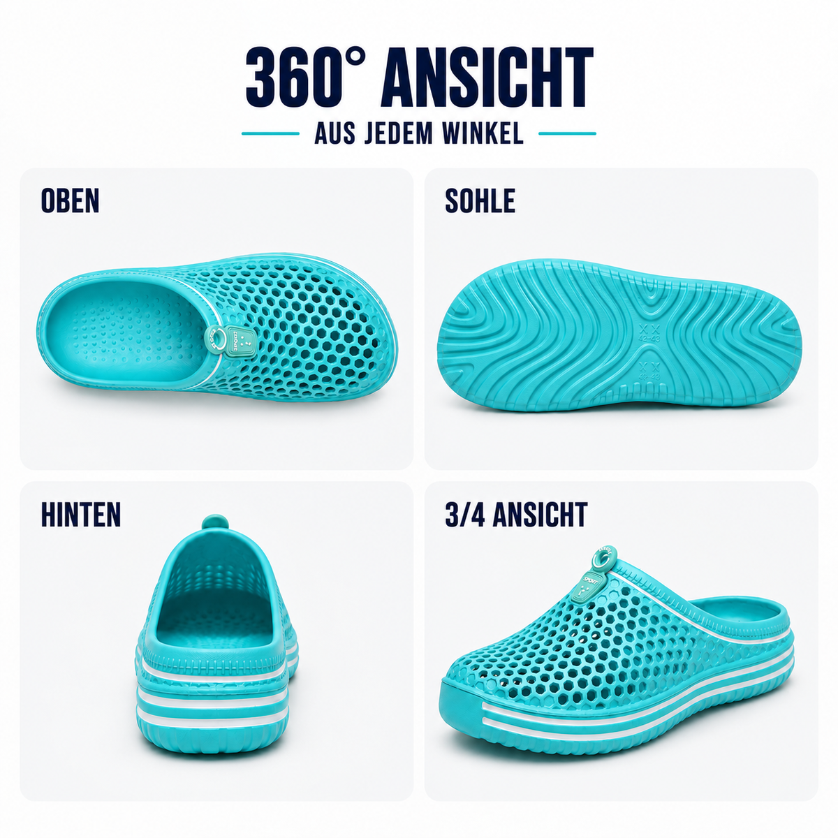 TerraVey | Splashco Hollow-Out Slip-On Wasser-Sandale