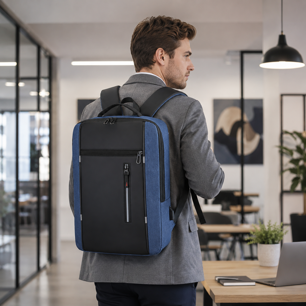 TerraVey | Spritzwassergeschützter Business-Rucksack
